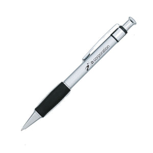 Charger Plastic Click-Action Promotional Pen - CM1028 - Silver