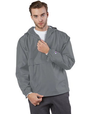 Champion Adult Packable Anorak Quarter-Zip Jacket - Graphite