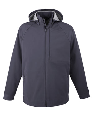 North End Men's City Hybrid Soft Shell Hooded Jacket