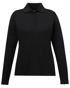 Core 365 Pinnacle Long Sleeve Pique Polo - women's AC78192 (Black)