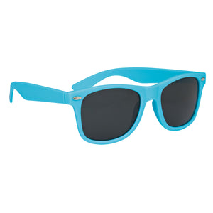 Velvet Touch Malibu Sunglasses - Light Blue