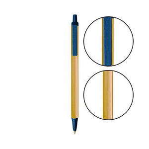 Cream BIC® Clic Stic® Pen - Cream With Cobalt