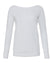 Bella + Canvas Ladies' Sponge Fleece Wide Neck Sweatshirt