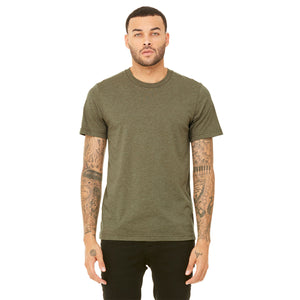 Bella + Canvas Unisex Heather CVC T-Shirt - Heather Olive