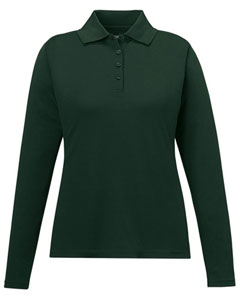 Core 365 Pinnacle Long Sleeve Pique Polo - women's AC78192 (Forest Green)