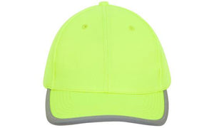 Luminescent Safety Cap - Custom Embroidered - Green