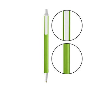 Metallic Green BIC® Clic Stic® Pen - Metallic Green With White