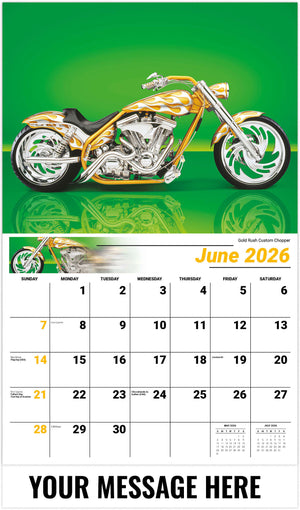 Motorcycle Mania - 2026 Promotional Calendar