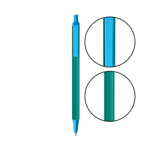 Teal BIC® Clic Stic® Pen - Teal With Blue