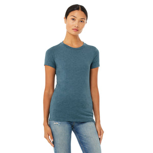 Bella + Canvas Ladies' Slim Fit T-Shirt - Hthr Deep Teal