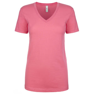 Next Level Ladies' Ideal V - Hot Pink