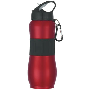 28 Oz. Stainless Steel Sport Grip Bottle - Red