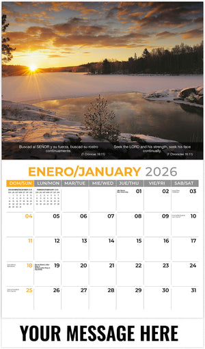 Faith Passages (Bilingual) - 2026 Promotional Calendar