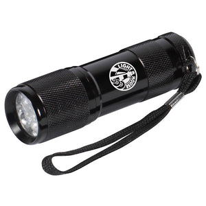 3 3/4" 9 LED Flashlight - Black