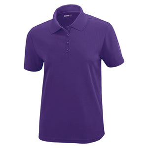 Core365 Origin Pique Polo - Ladies - Campus Purple