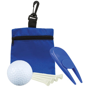 Golf in a Bag Gift Set - Royal Bag With Royal Divot Tool