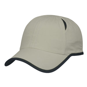 Hit-Dry Contrasting Cap - Gray With Black