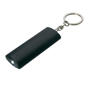 Aluminum Key Chain Flashlight - Black