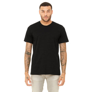 Bella + Canvas Unisex Heather CVC T-Shirt - Black Heather