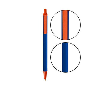 Navy BIC® Clic Stic® Pen - Navy With Orange