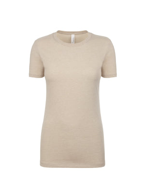 Ladies' CVC T-Shirt - Cream