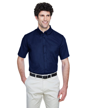 Core365 Men's Tall Optimum Short-Sleeve Twill Shirt