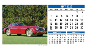 Classic Cars 2026 Promotional Desk Calendar