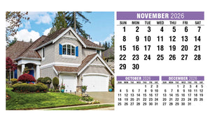 Homes 2026 Promotional Desk Calendar