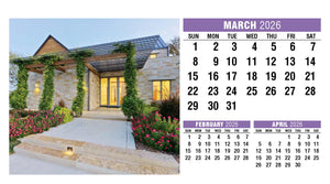 Homes 2026 Promotional Desk Calendar