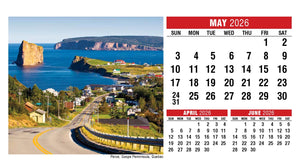 Scenes of Canada 2026 Promotional Desk Calendar