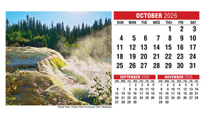 Scenes of Canada 2026 Promotional Desk Calendar