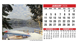 Scenes of Canada 2026 Promotional Desk Calendar