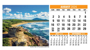 Sun, Sand & Surf 2026 Promotional Desk Calendar