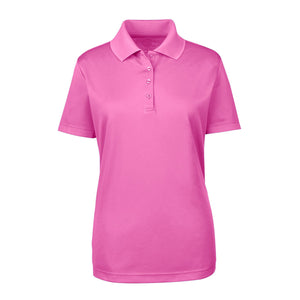 Core365 Origin Pique Polo - Ladies - Charity Pink