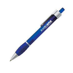 Falcon Plastic Click-Action Ballpoint Promotional Pen - CM1066 - Blue