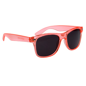 Malibu Sunglasses - Translucent Orange