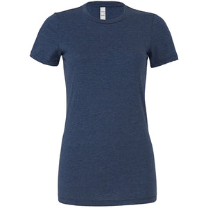 Bella + Canvas Ladies' Slim Fit T-Shirt - Heather Navy