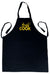 Large Cotton Apron - Black - CM1067