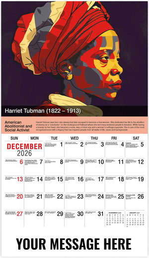 Black History: A Celebration - 2026 Promotional Calendar