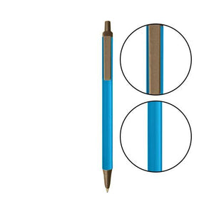 Blue BIC® Clic Stic® Pen - Blue With Metallic Sand