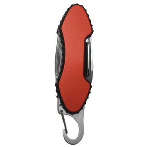 6-Function Multi-Tool with Carabiner - CM2112 - Red