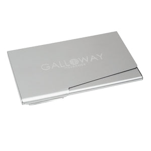 Business Card Holder - Silver