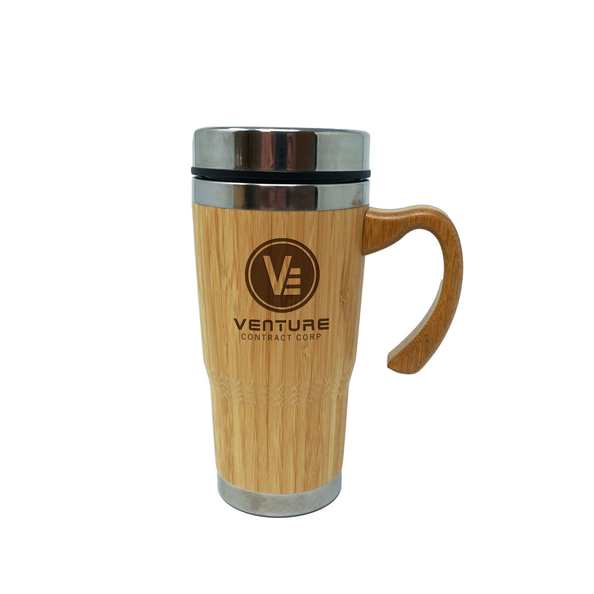 15 oz. Bamboo Tumbler with Handle