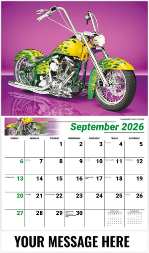 Motorcycle Mania - 2026 Promotional Calendar