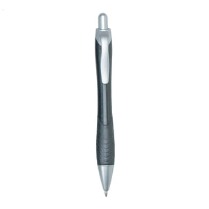 Rio Gel Pen With Contoured Rubber Grip - Metallic Charcoal