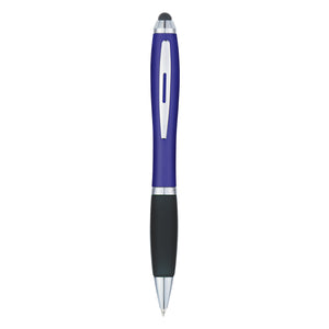 Satin Stylus Pen - Blue With Black