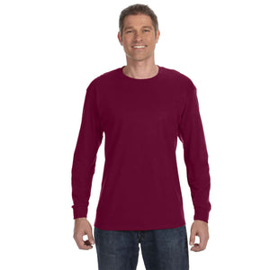 Gildan Adult Heavy Cotton™ Long-Sleeve T-Shirt - Maroon