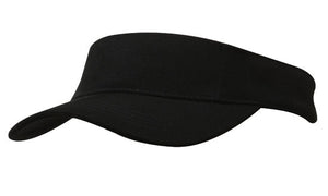 BHC Visor with Sandwich - Custom Embroidered - HP_4230 - Black