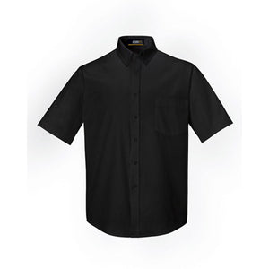 Core365 Origin Short Sleeve Twill Shirt - Men AC88194 (Black)