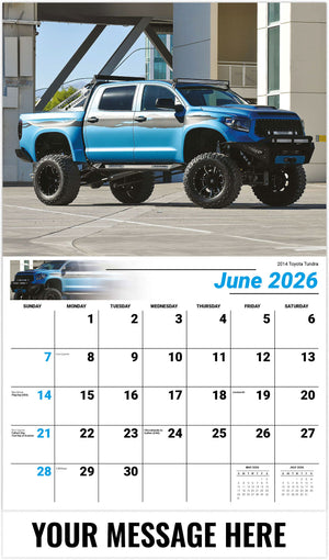 Pumped-Up Pickups - 2026 Promotional Calendar